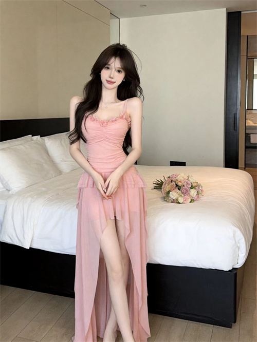 Pure Desire Style Sleeveless Bodycon Mini Dress with Waist Cinching