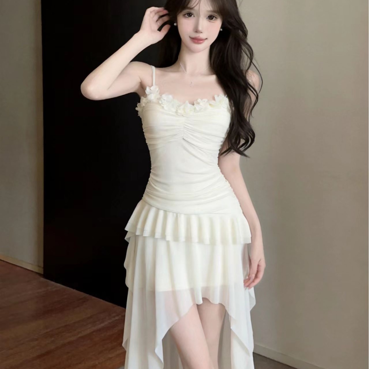 Pure Desire Style Sleeveless Bodycon Mini Dress with Waist Cinching - Image 5